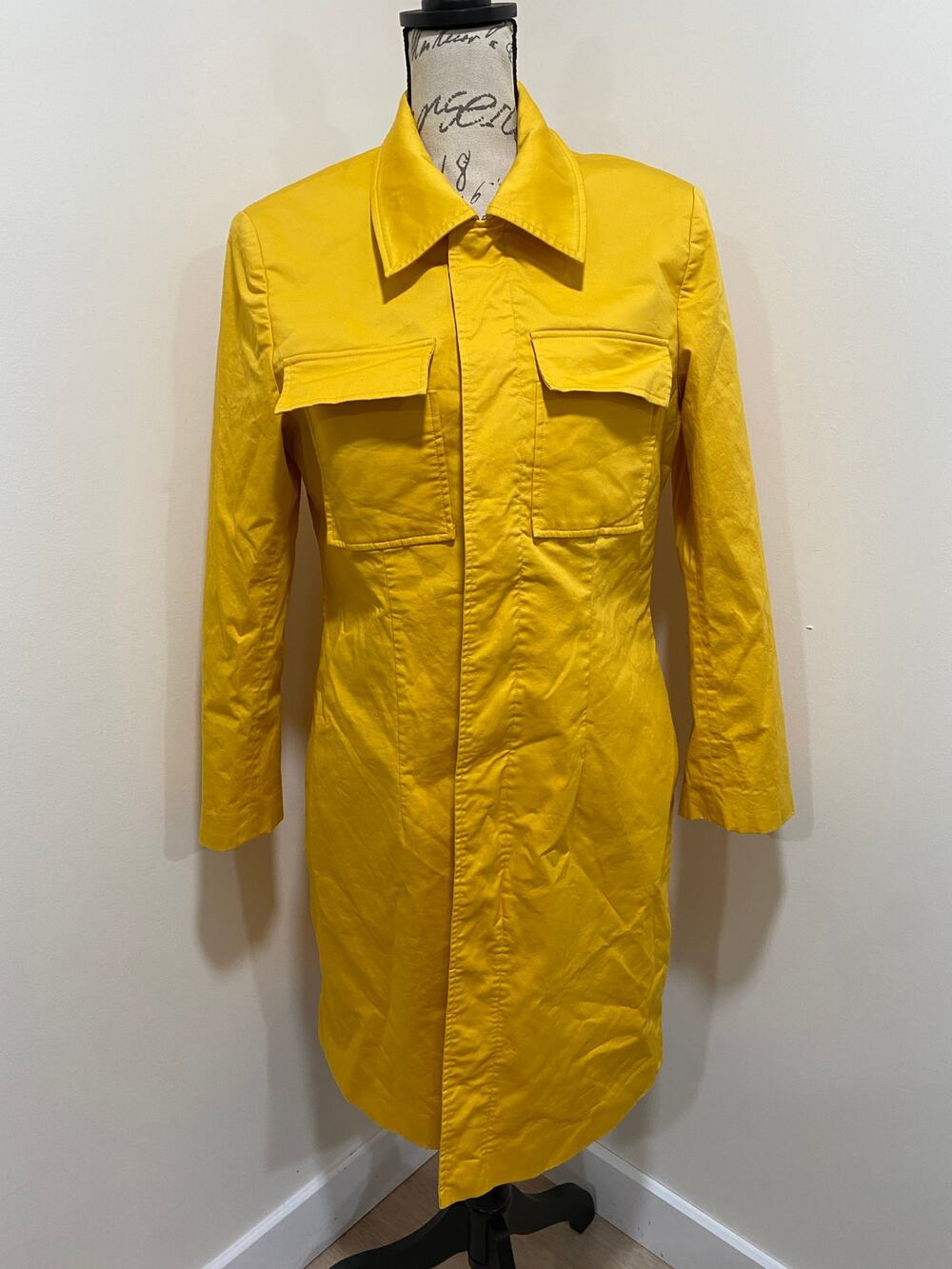 Le Premier Miami Signature Yellow Trench Coat